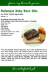 Iberian Baby Back Ribs (Barbecue Flavor) - Home Chef's Deli